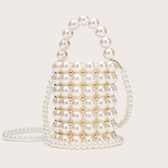 Zara Bags Zara Jumbo Pearl Bucket Bag Purse Comino Vanina Poshmark